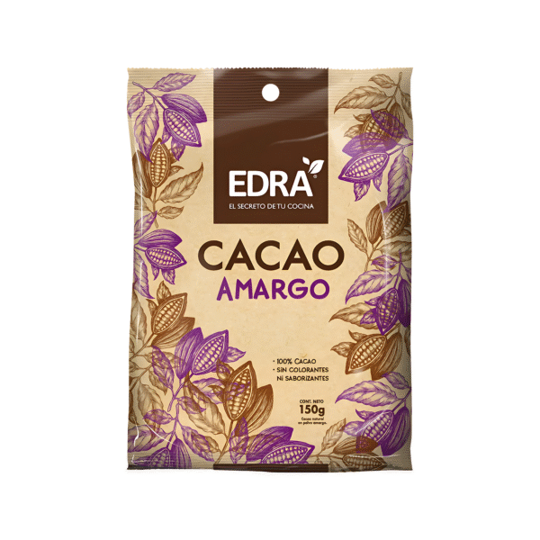CACAO AMARGO EDRA 150 G