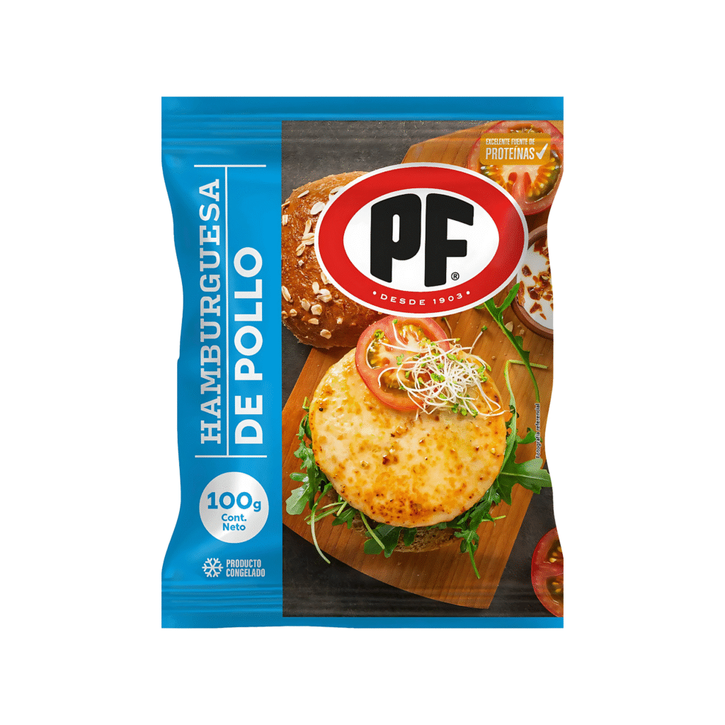 HAMBURGUESA DE POLLO PF 100 G