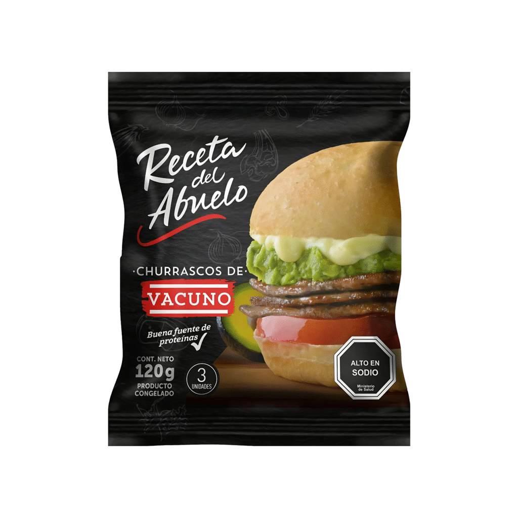 CHURRASCOS DE VACUNO RDA 120 G