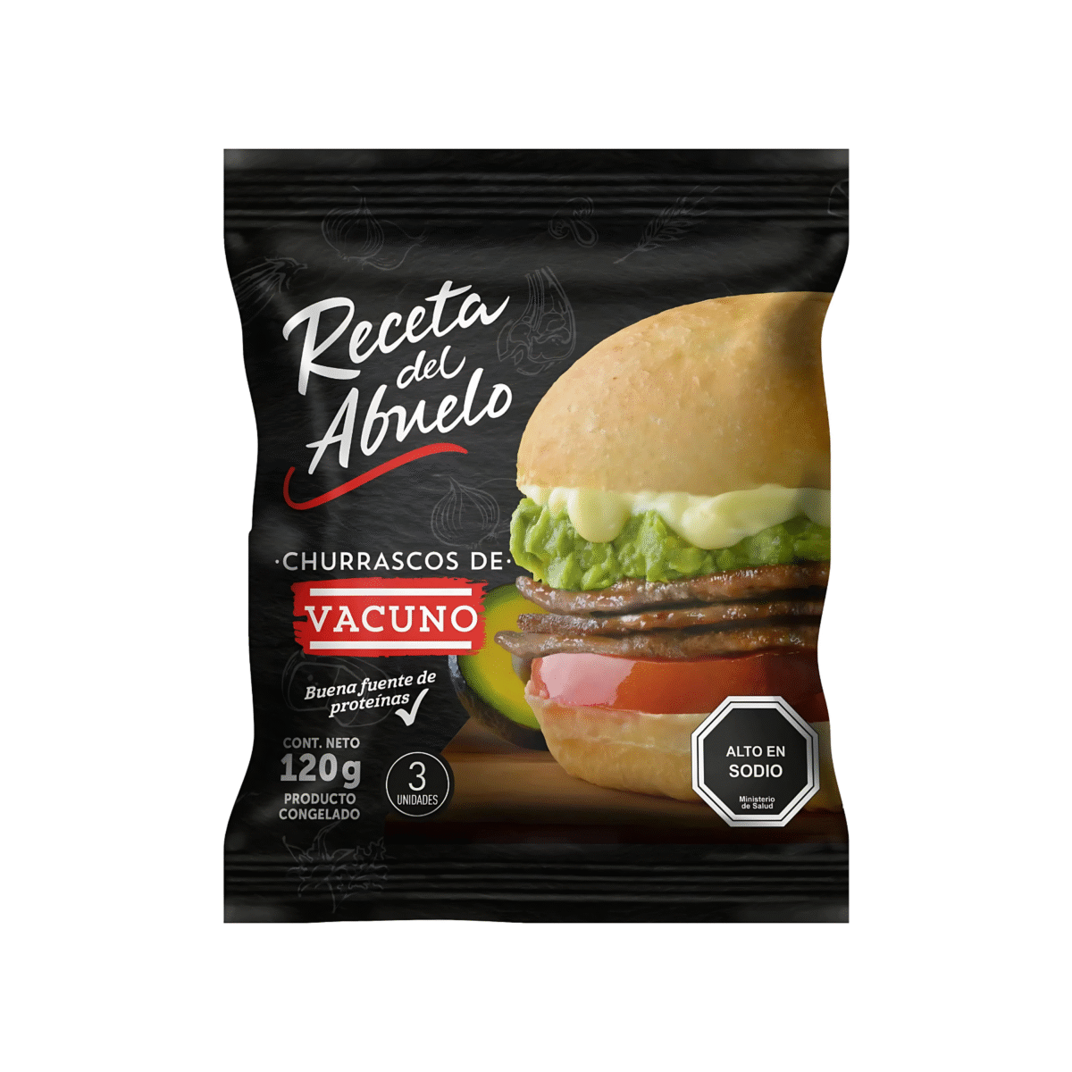 CHURRASCOS DE VACUNO RDA 120 G