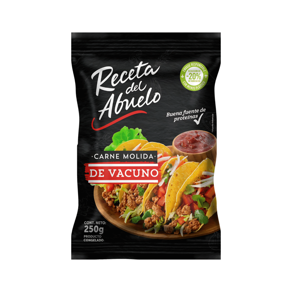 CARNE MOLIDA DE VACUNO RDA 250 G