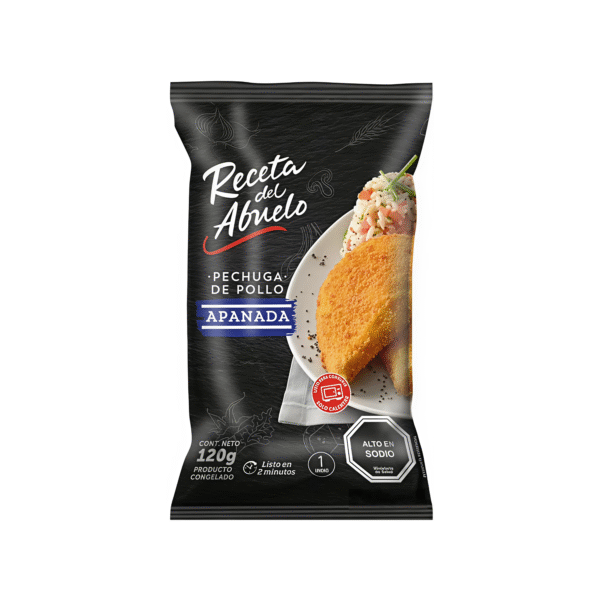 PECHUGA DE POLLO APANADO RDA 120 G