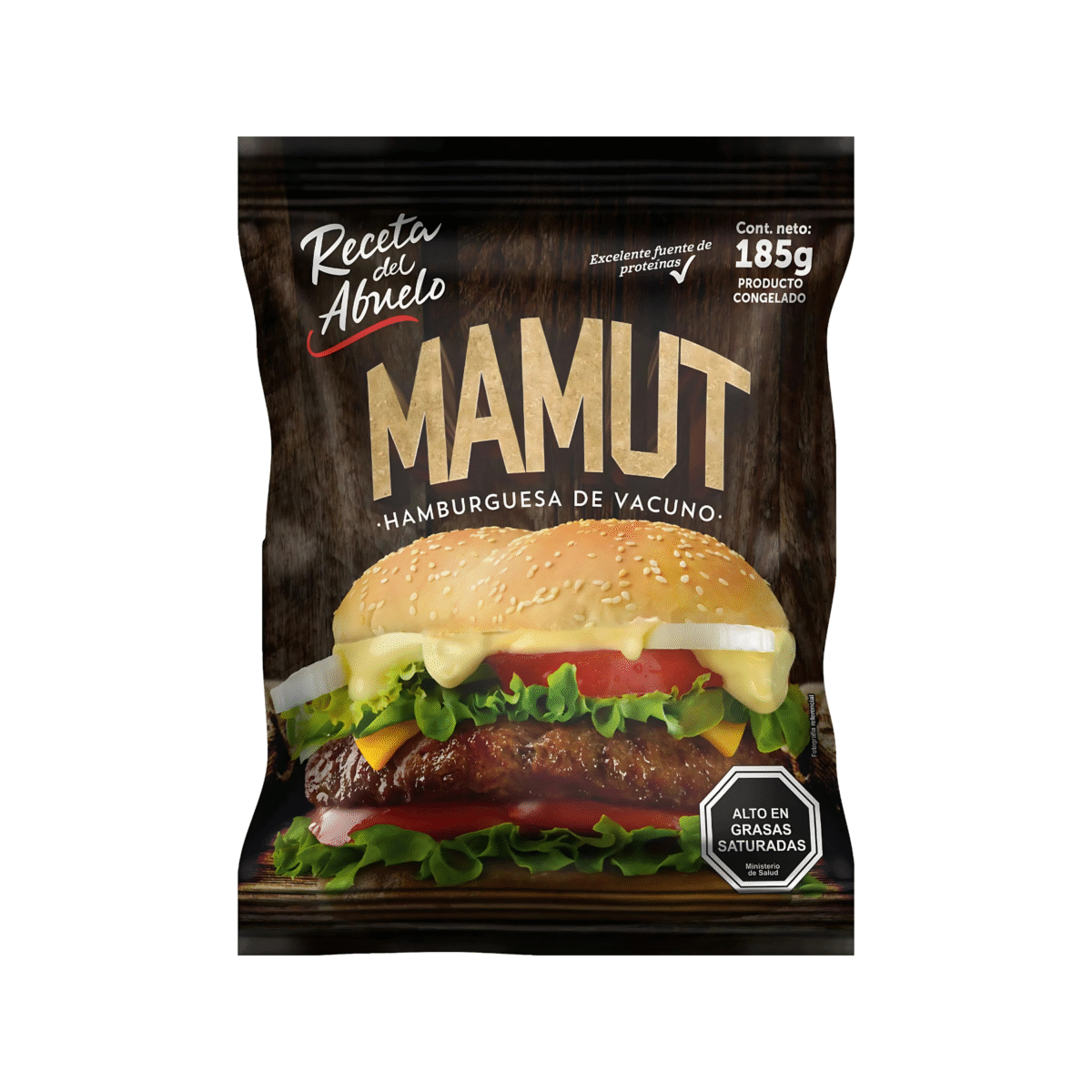 HAMBURGUESA DE VACUNO MAMUT RDA 185 G