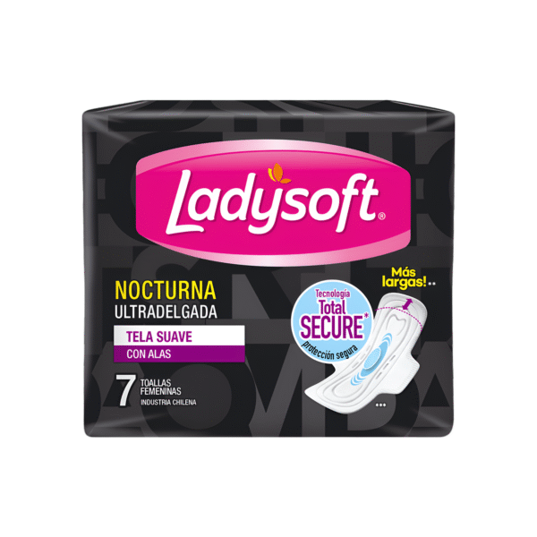 LADYSOFT TOALLA HIGIÉNICA NOCTURNA ULTRADELGADA 7 U