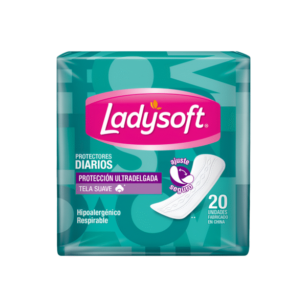 LADYSOFT PROTECTORES DIARIOS PROTECCIÓN ULTRADELGADA 20 U