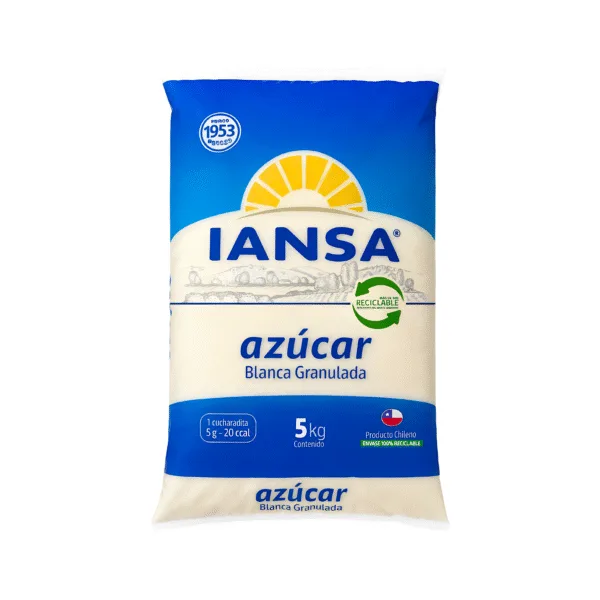 AZÚCAR BLANCA GRANULADA IANSA 5 KG