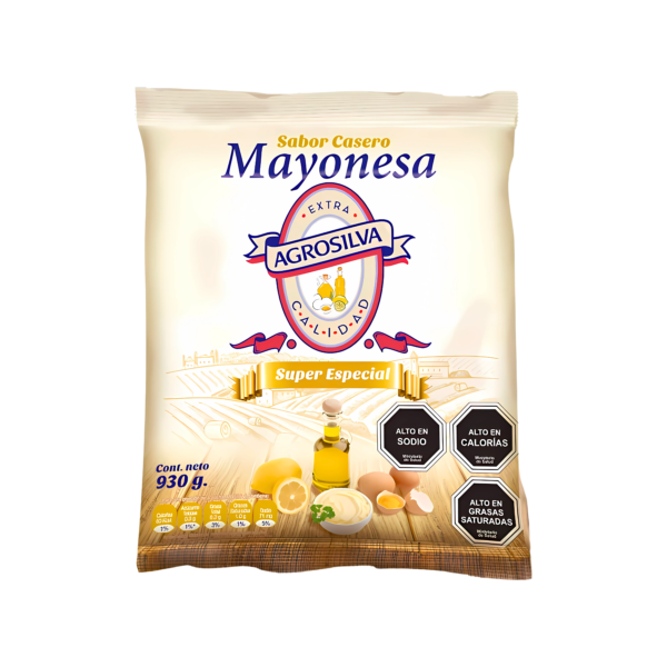 MAYONESA SUPER ESPECIAL AGROSILVA 930 G
