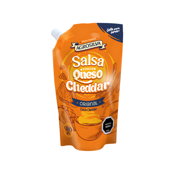 SALSA QUESO CHEDDAR AGROSILVA 930 G