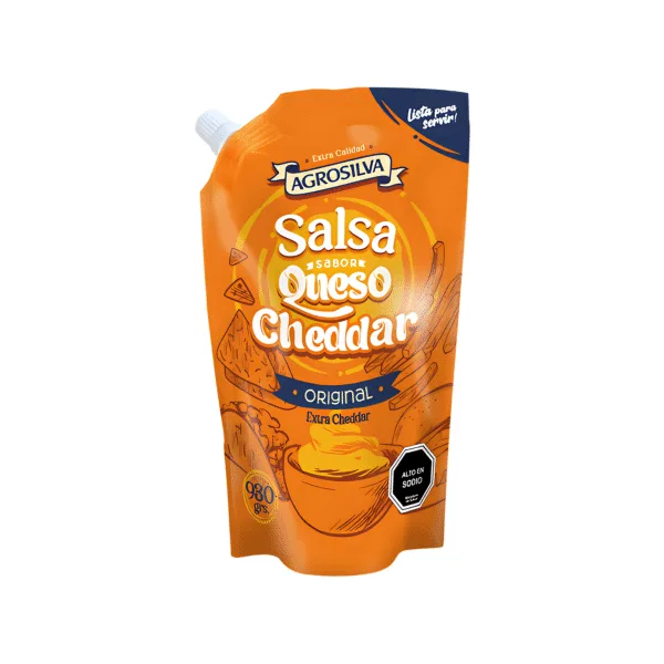 SALSA QUESO CHEDDAR AGROSILVA 930 G
