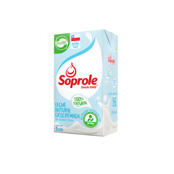 LECHE DESCREMADA SOPROLE 1 L