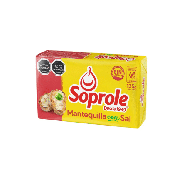 Mantequilla Soprole Pan con Sal 125 g
