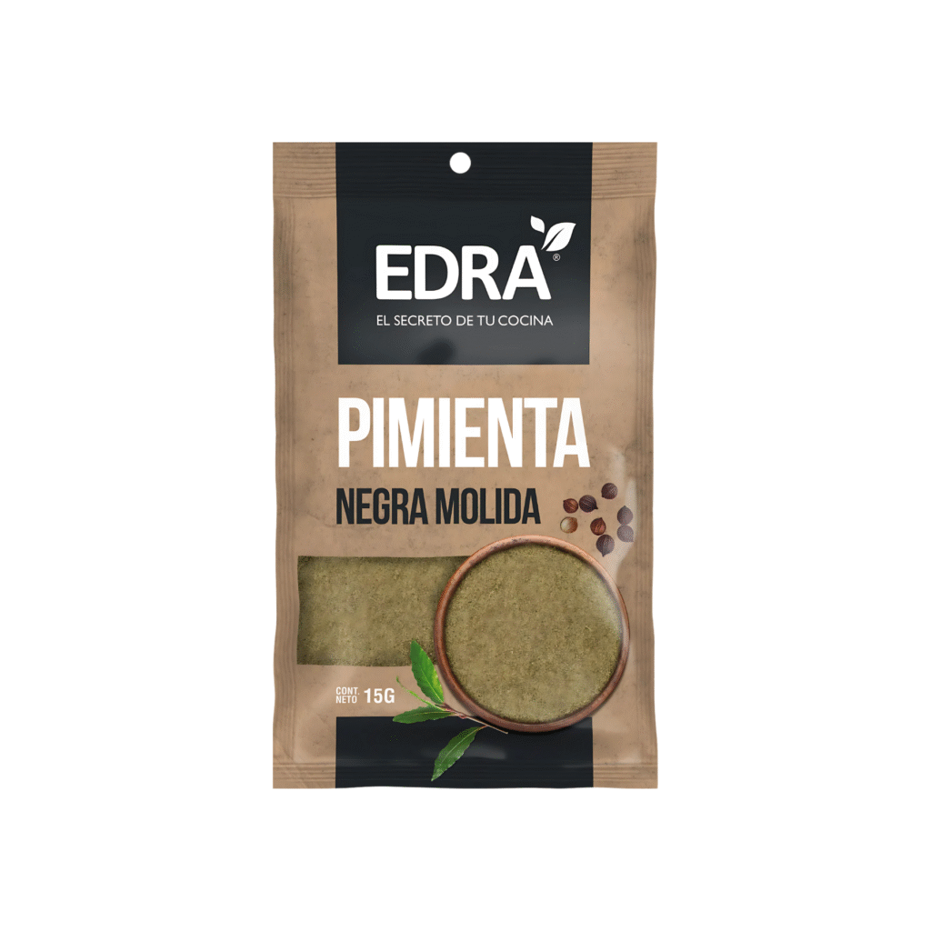 PIMIENTA NEGRA MOLIDA EDRA 15 G
