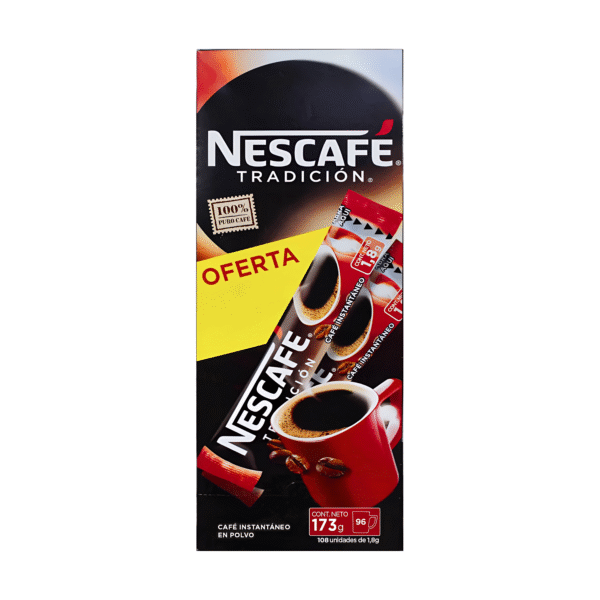 CAFE TRADICIÓN NESCAFÉ STICKS 96 U 173 G