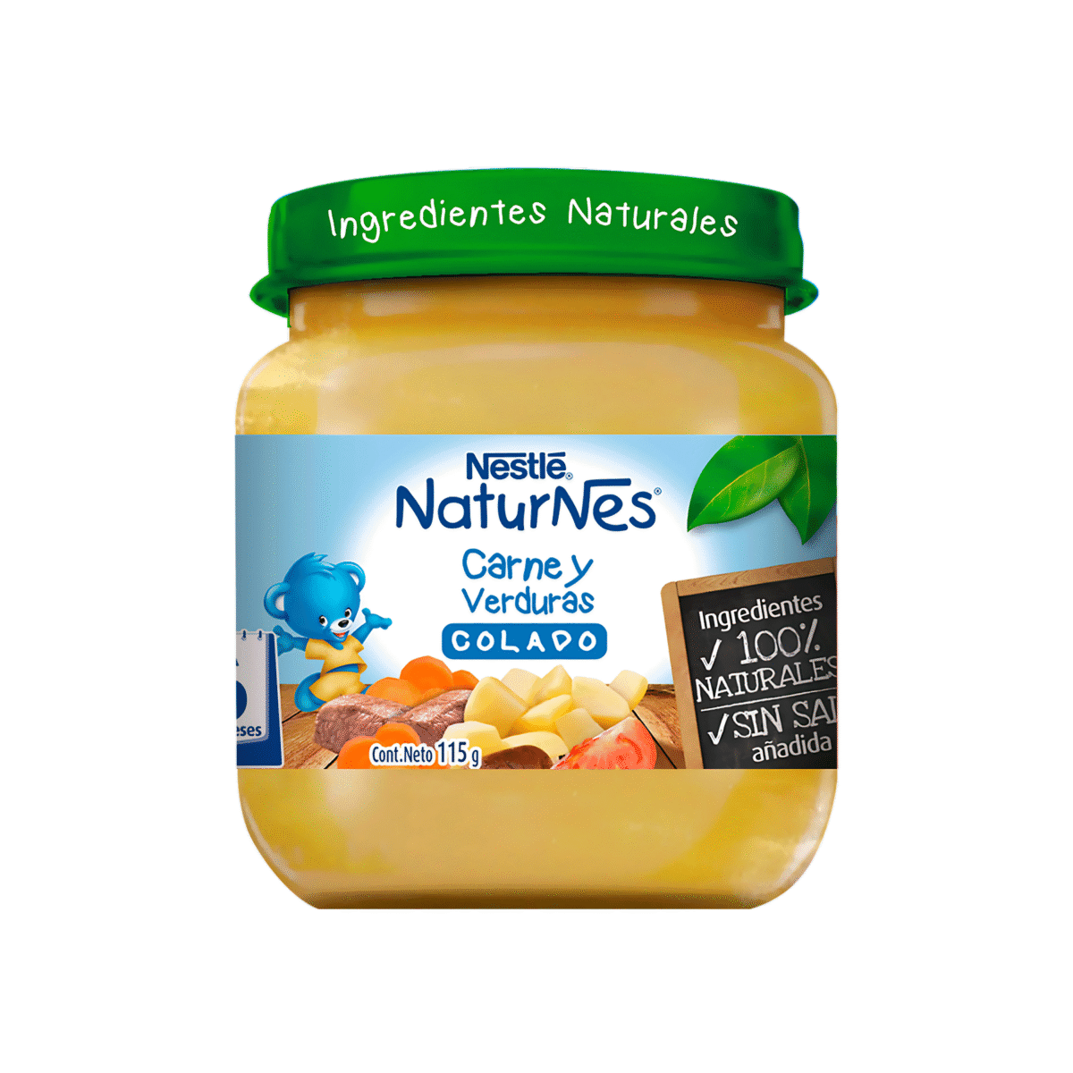 COLADO NATURNES CARNE Y VERDURAS NESTLE 115 G