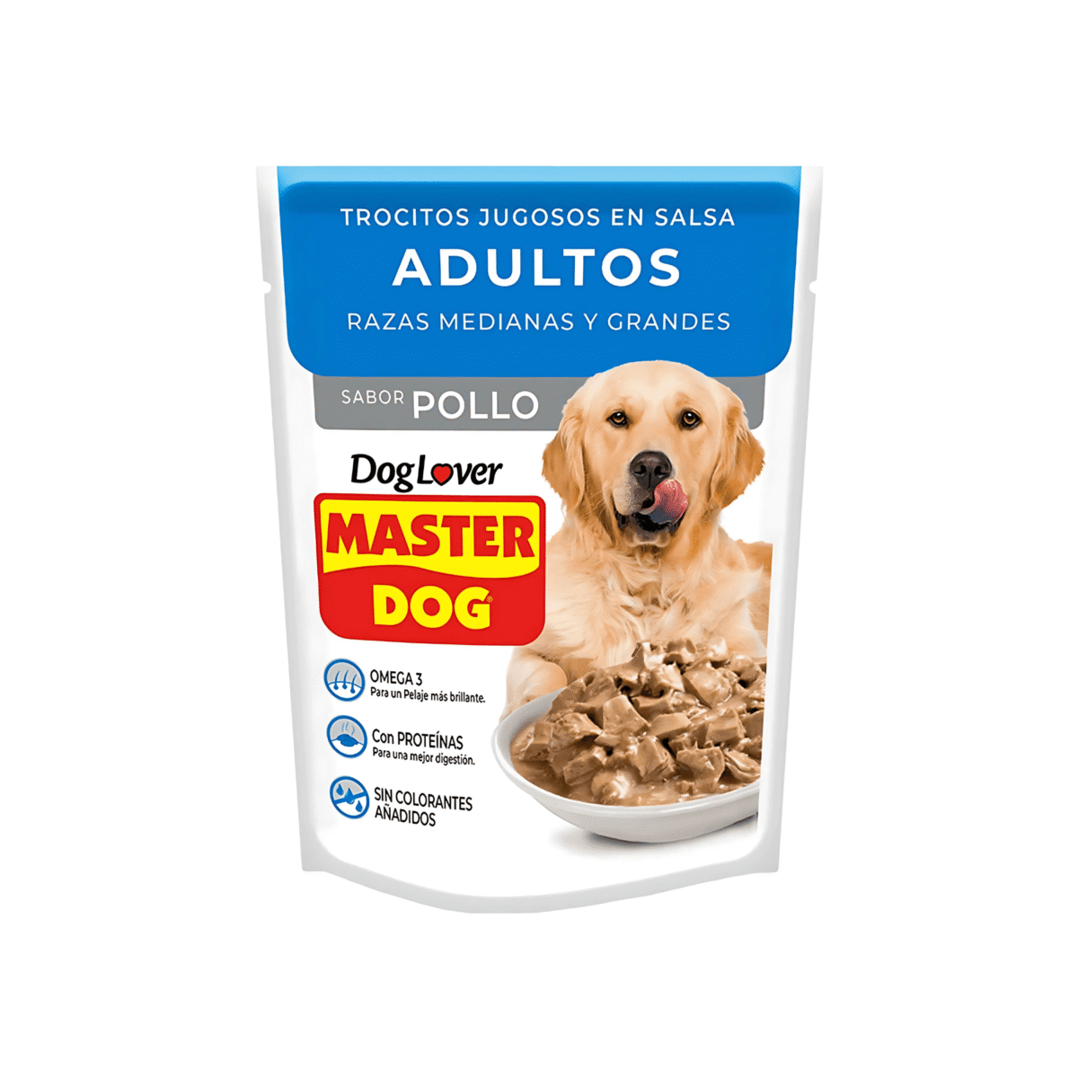 MASTER DOG ADULTOS SABOR POLLO 100 G