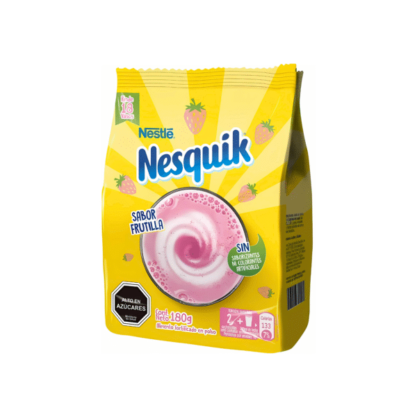 SABORIZANTE NESQUIK FRUTILLA NESTLE 180 G