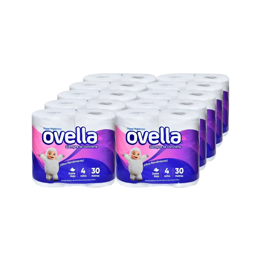 PAPEL HIGIÉNICO OVELLA 30M X 4U