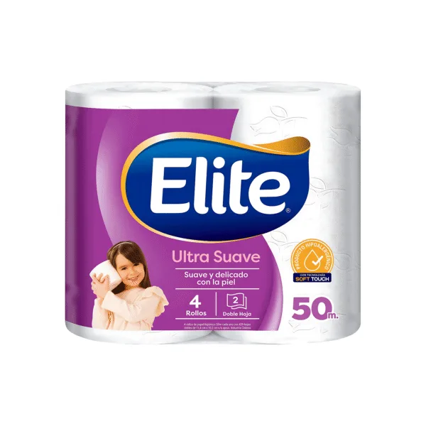 PAPEL HIGIÉNICO ELITE 50M X 4U MANGA