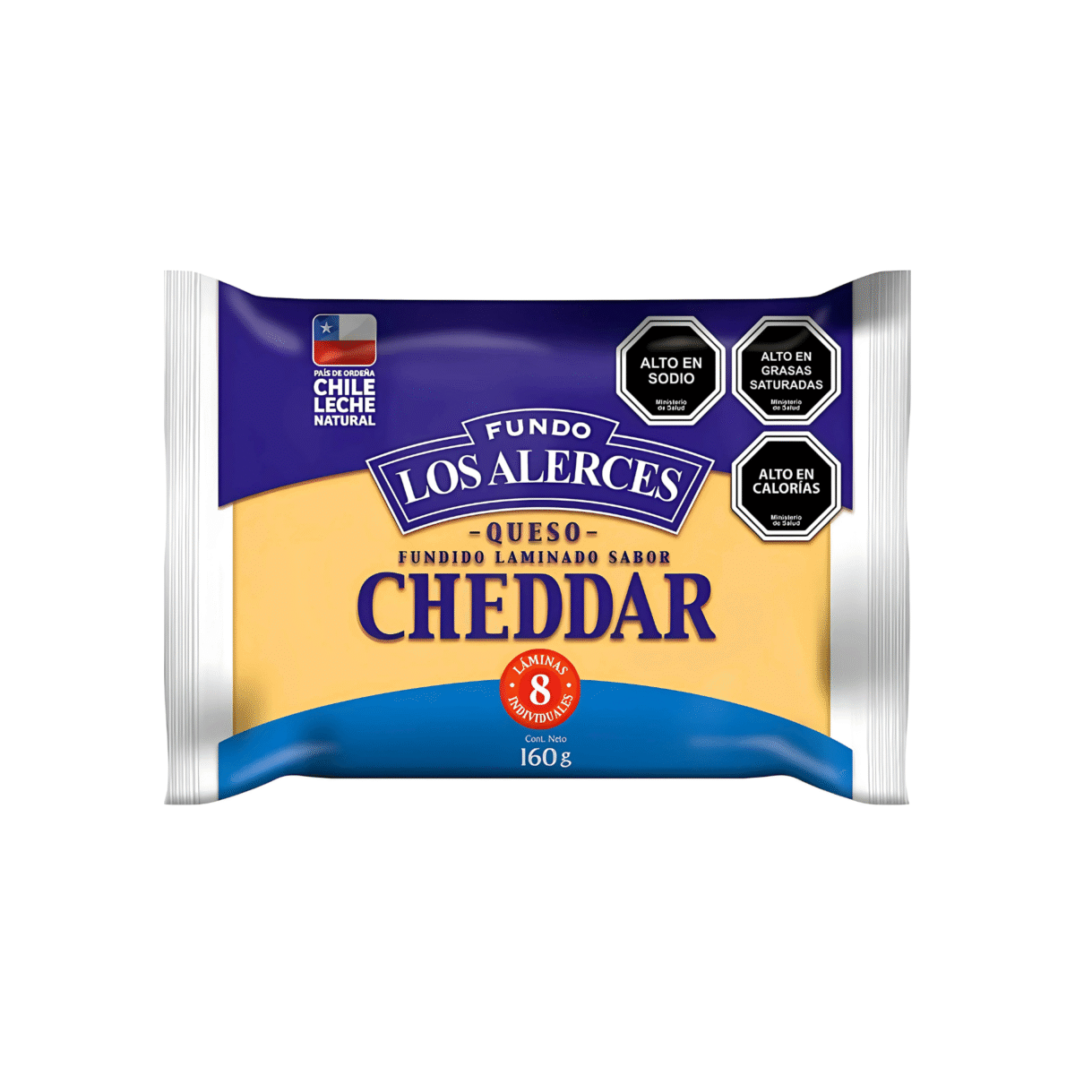 QUESO FUNDIDO CHEDDAR LOS ALERCES 160 G