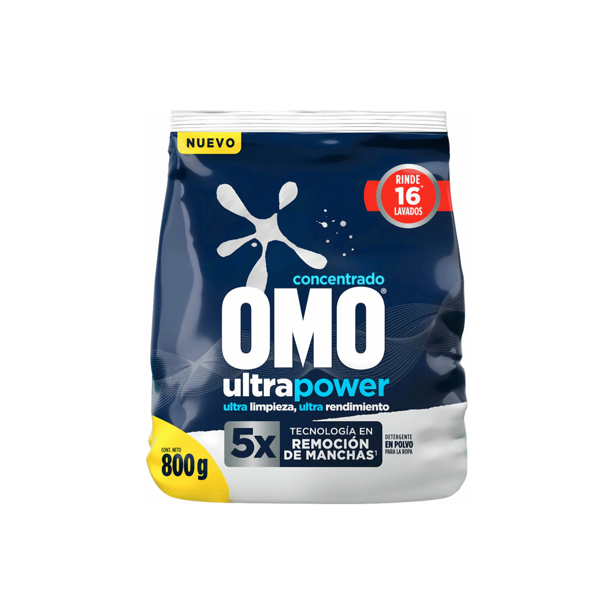 DETERGENTE EN POVO OMO ULTRA POWER 800 G