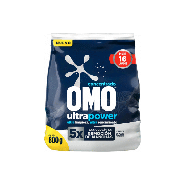 DETERGENTE EN POVO OMO ULTRA POWER 800 G
