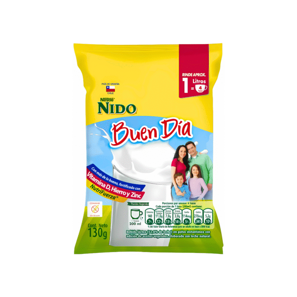 LECHE EN POLVO NIDO BUEN DíA 130 G
