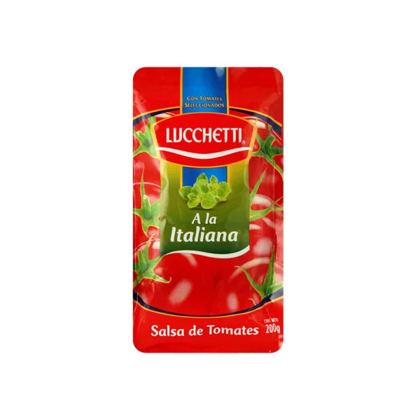 SALSA DE TOMATE ITALIANA LUCCHETTI 200 G. COD.943