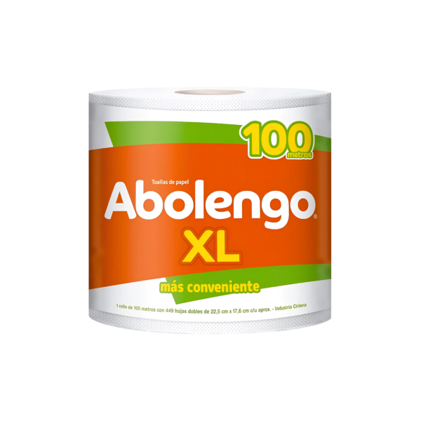 TOALLA PAPEL ABOLENGO XL 100 M (X6 PAQUETES)