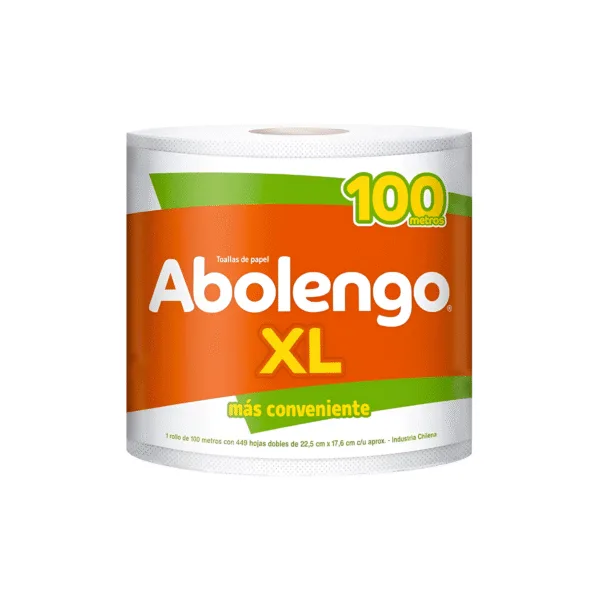 TOALLA PAPEL ABOLENGO XL 100 M (X6 PAQUETES)