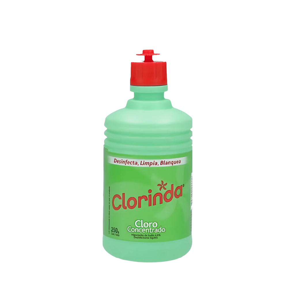 CLORO CONCENTRADO CLORINDA 250 ML