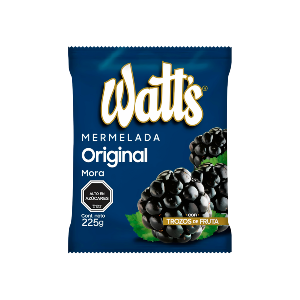WATT'S MERMELADA DE MORA BOLSA 225 G. COD. 1159