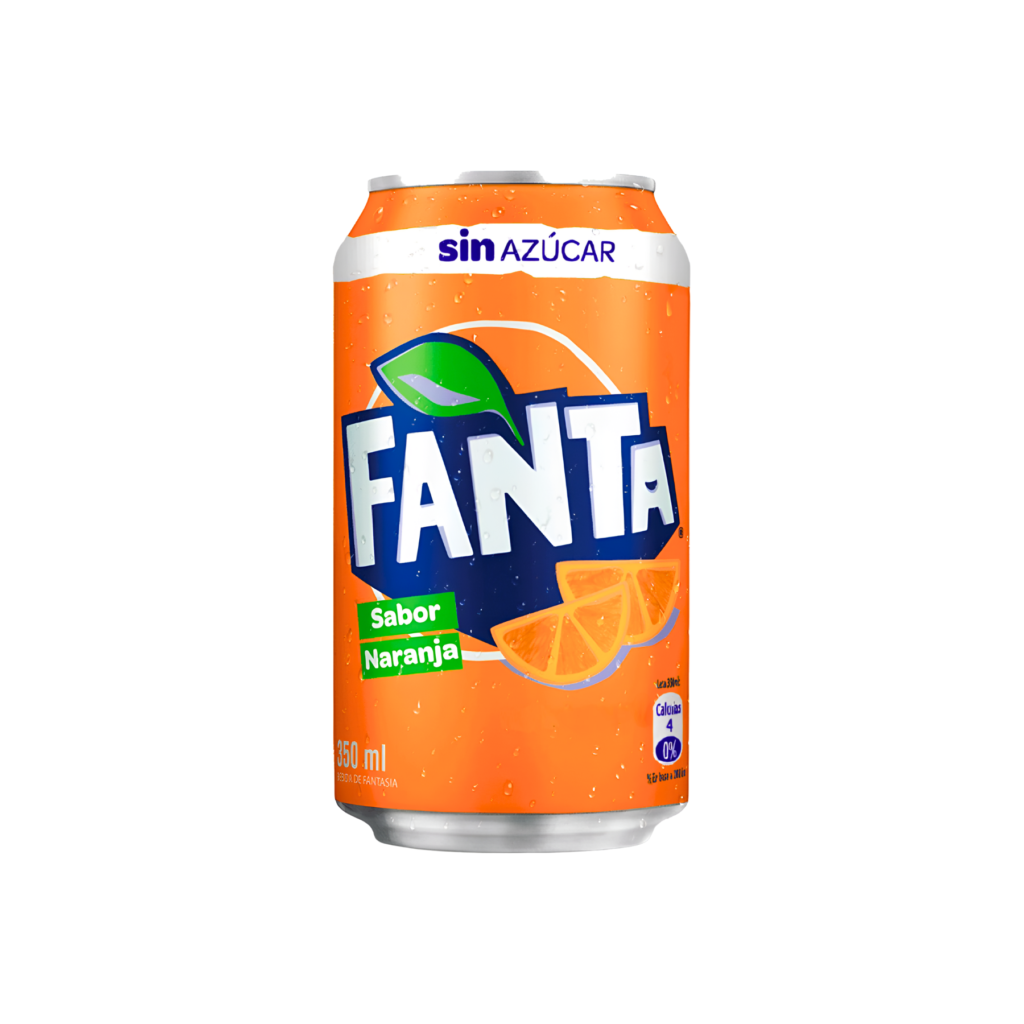FANTA SIN AZUCAR 350 ML