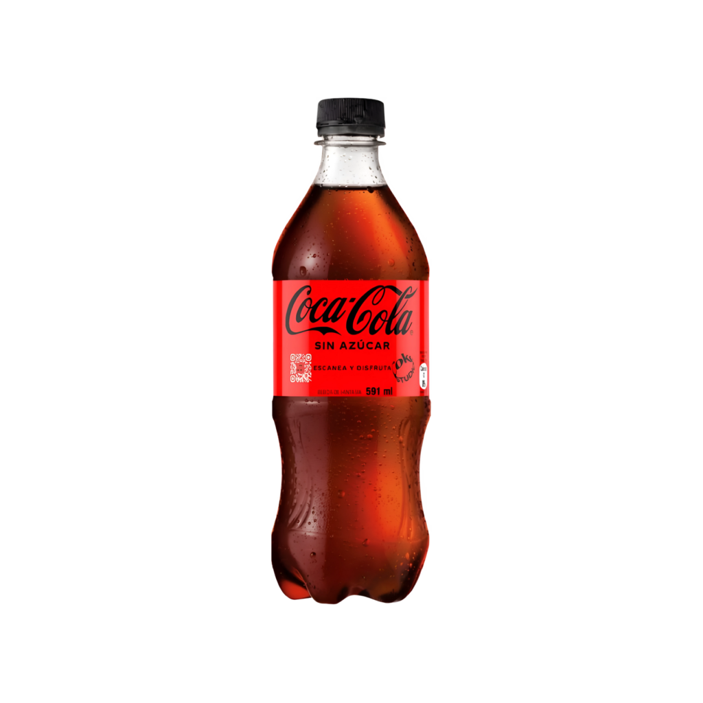 COCA COLA SIN AZÚCAR 591 ML