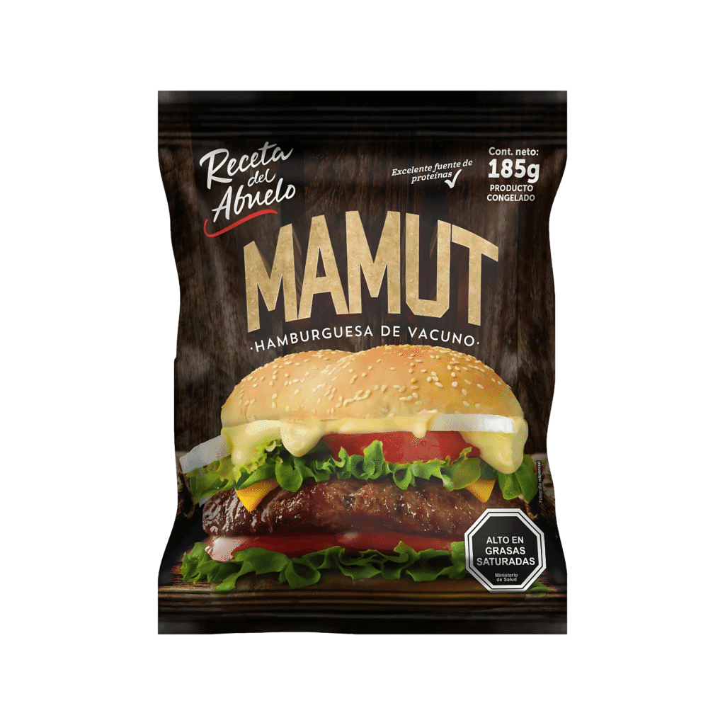 HAMBURGUESA DE VACUNO MAMUT RDA 185 G