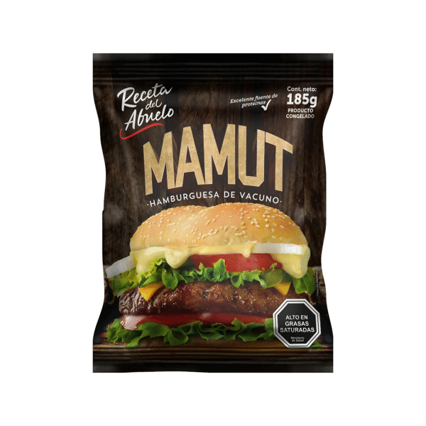 HAMBURGUESA DE VACUNO MAMUT RDA 185 G