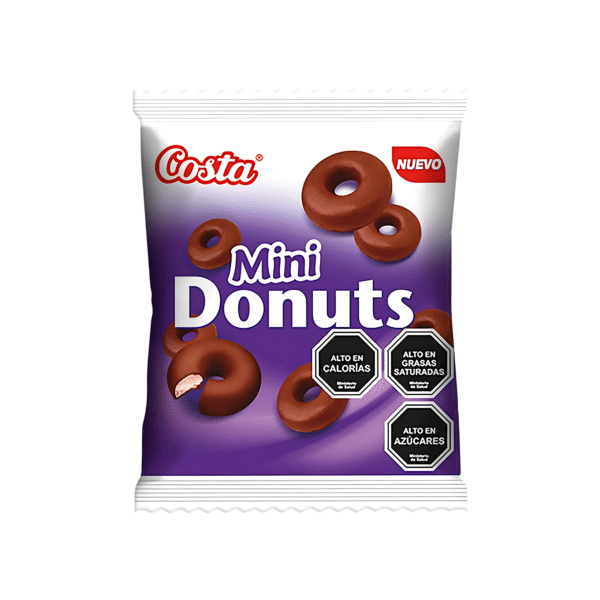 GALLETA COSTA MINI DONUTS CHOCOLATE 35 G