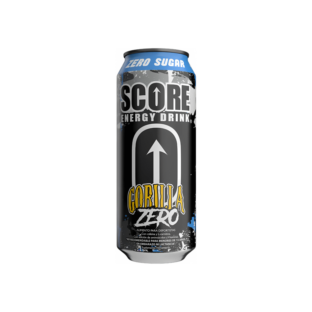 BEBIDA ENERGETICA SCORE GORILLA ZERO 473 ML