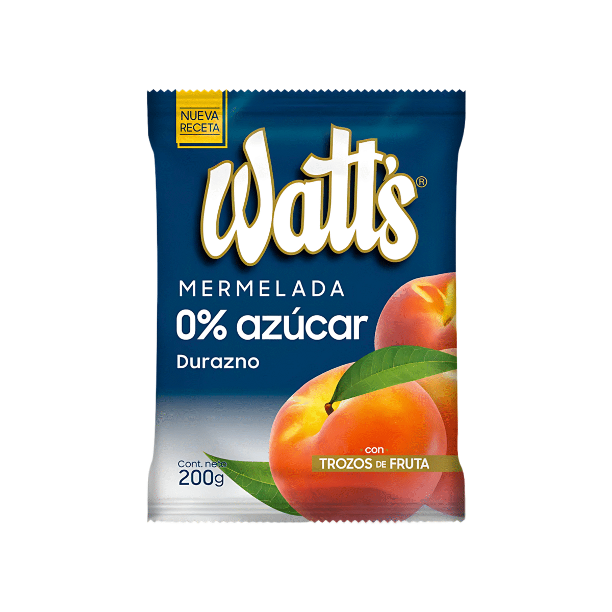 WATT'S MERMELADA 0% AZUCAR DURAZNO 200 G