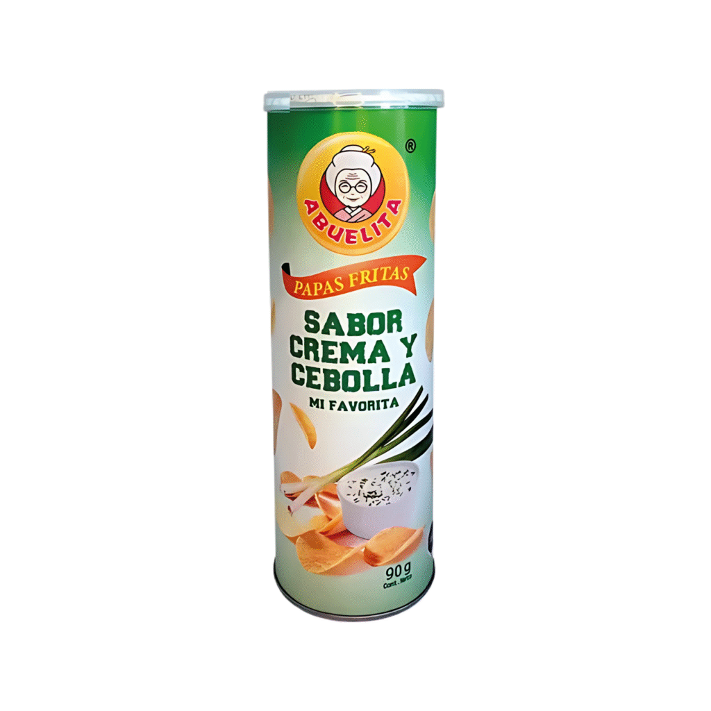 PAPAS FRITAS ABUELITA CREMA Y CEBOLLA 90 G