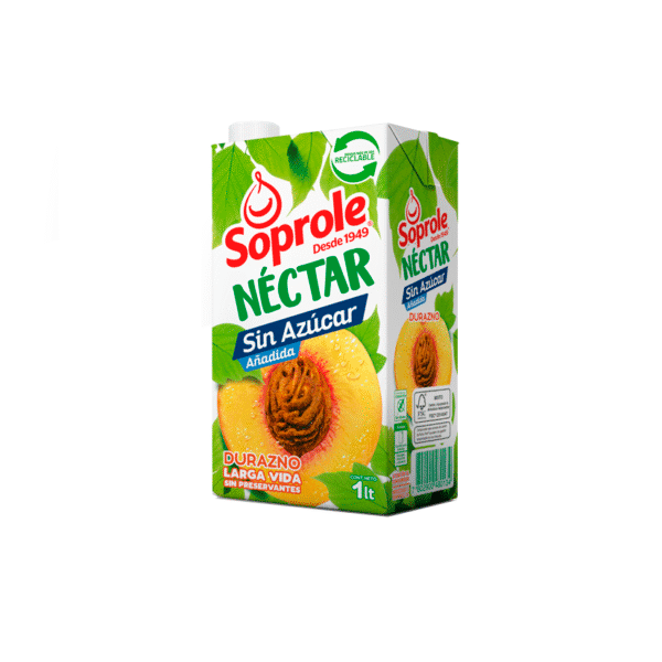 JUGO NECTAR DURAZNO SOPROLE 1 L