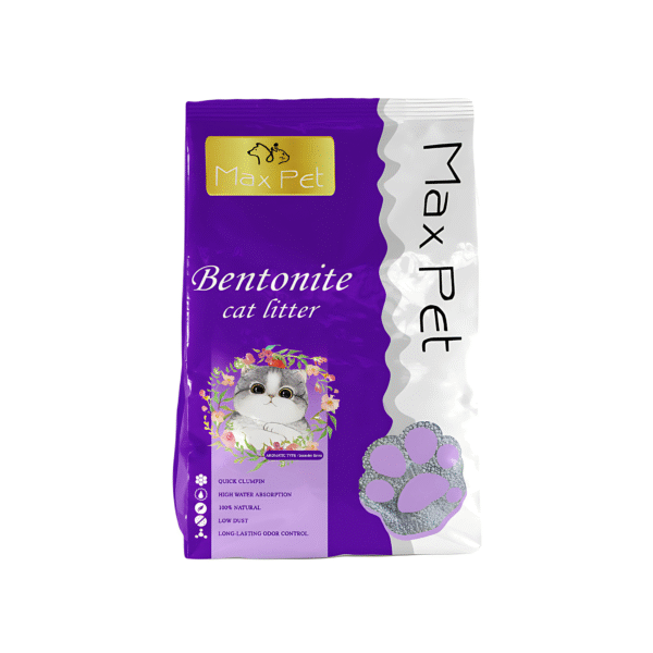 ARENA SANITARIA PARA GATOS MAX PET LAVANDA 4 KG