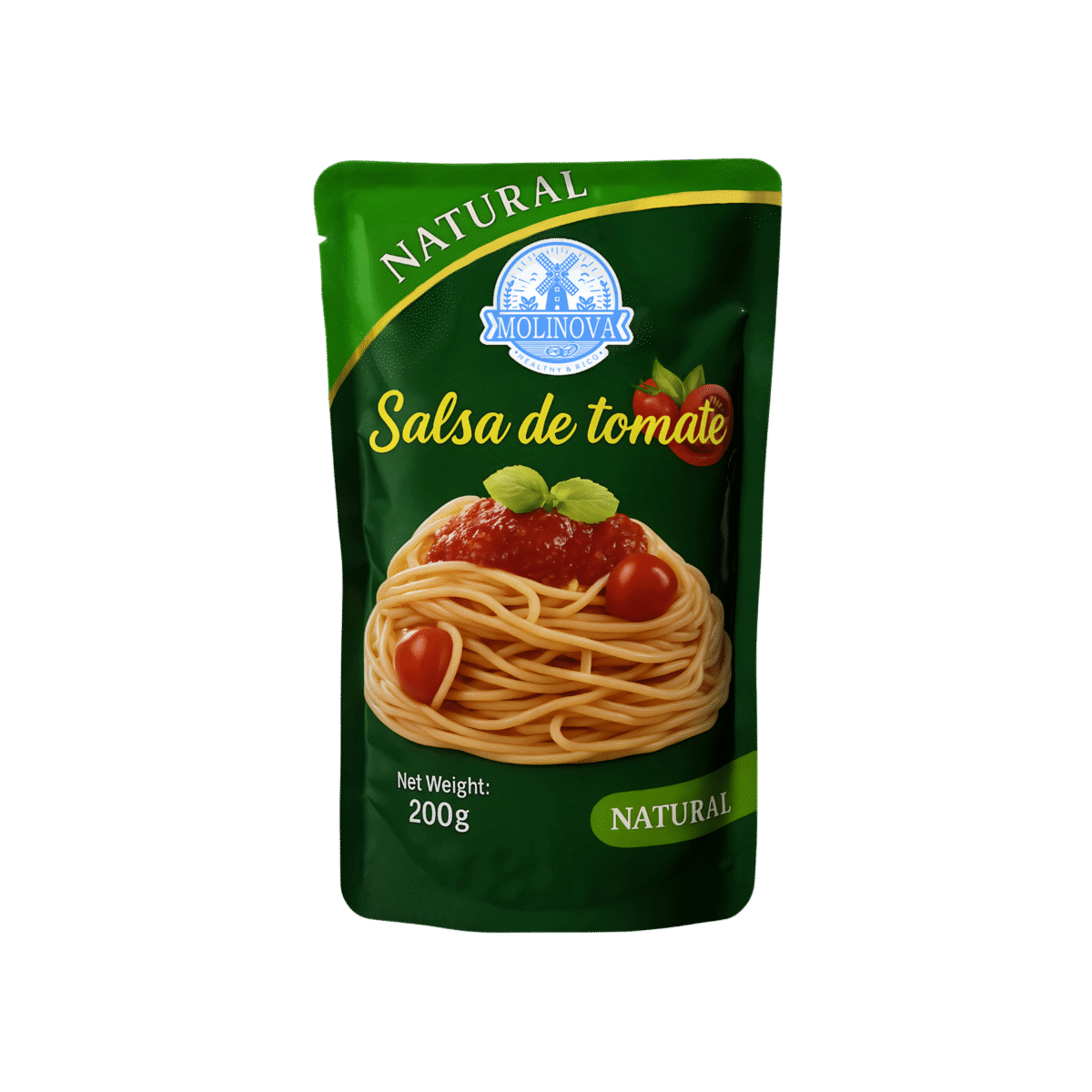 SALSA DE TOMATE MOLINOVA NATURAL 200 G
