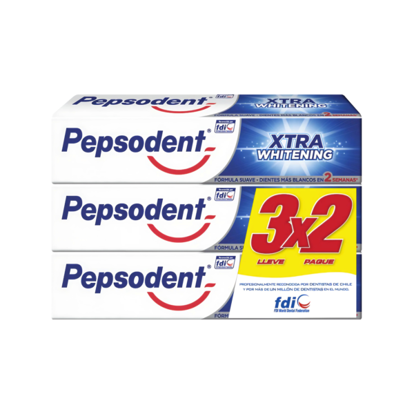 PASTA DENTAL PEPSODENT WHITE PACK X3 90 G