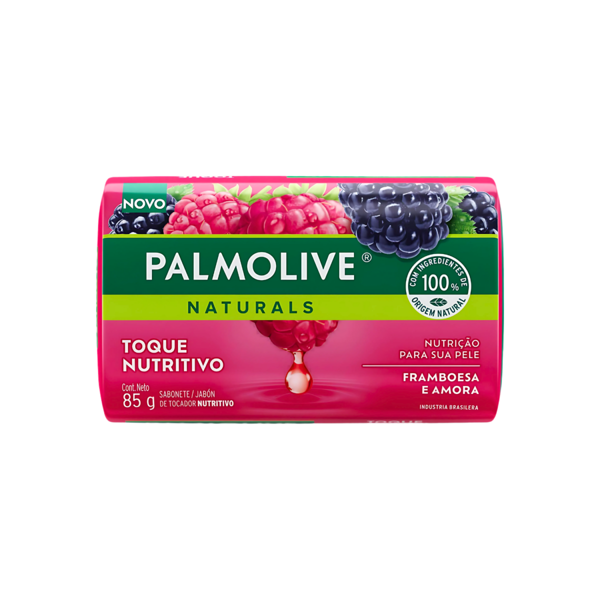 PACK JABÓN BARRA PALMOLIVE FRAMBUESA Y MORA X6 U 85 G