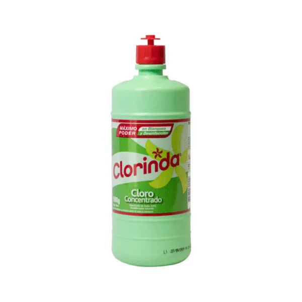 CLORO CONCENTRADO CLORINDA 500 ML