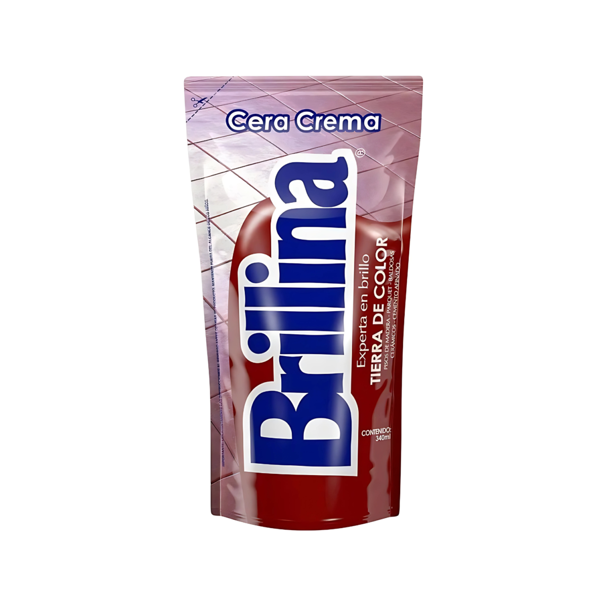 CERA CREMA BRILLINA TIERRA DE COLOR 340 ML