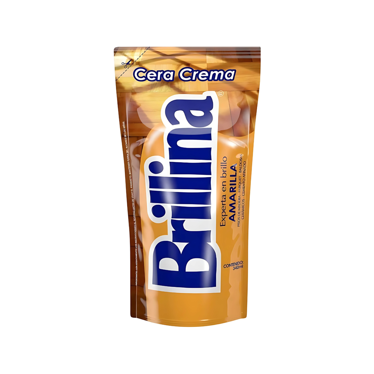 CERA CREMA BRILLINA AMARILLA 340 ML