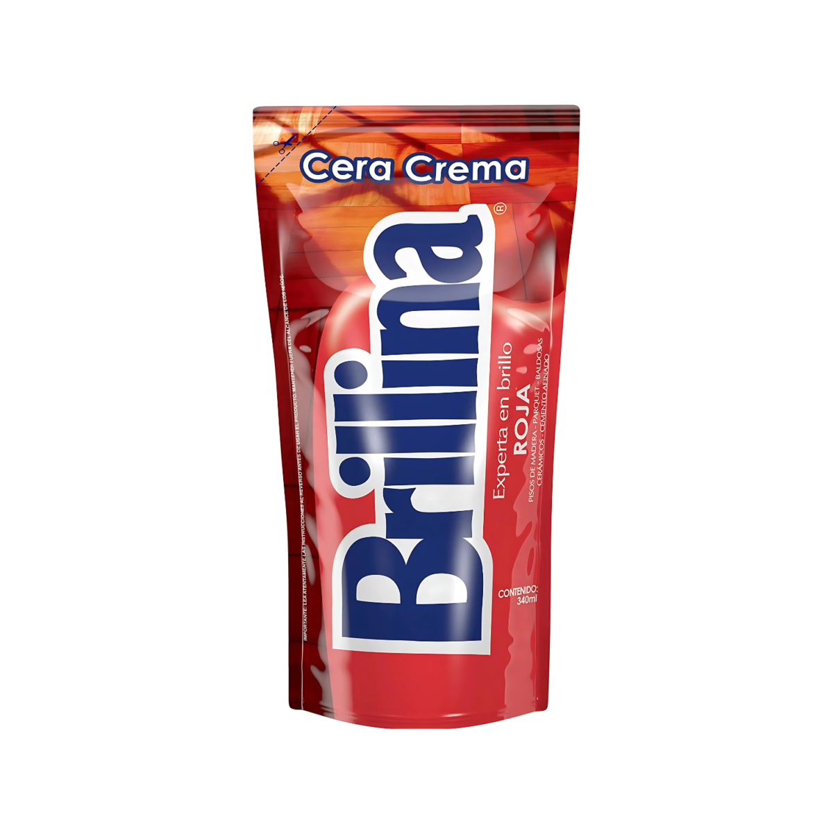 CERA CREMA BRILLINA ROJA 340 ML