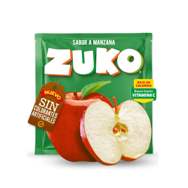 DISPLAY JUGO EN POLVO ZUKO MANZANA 15 G X 10