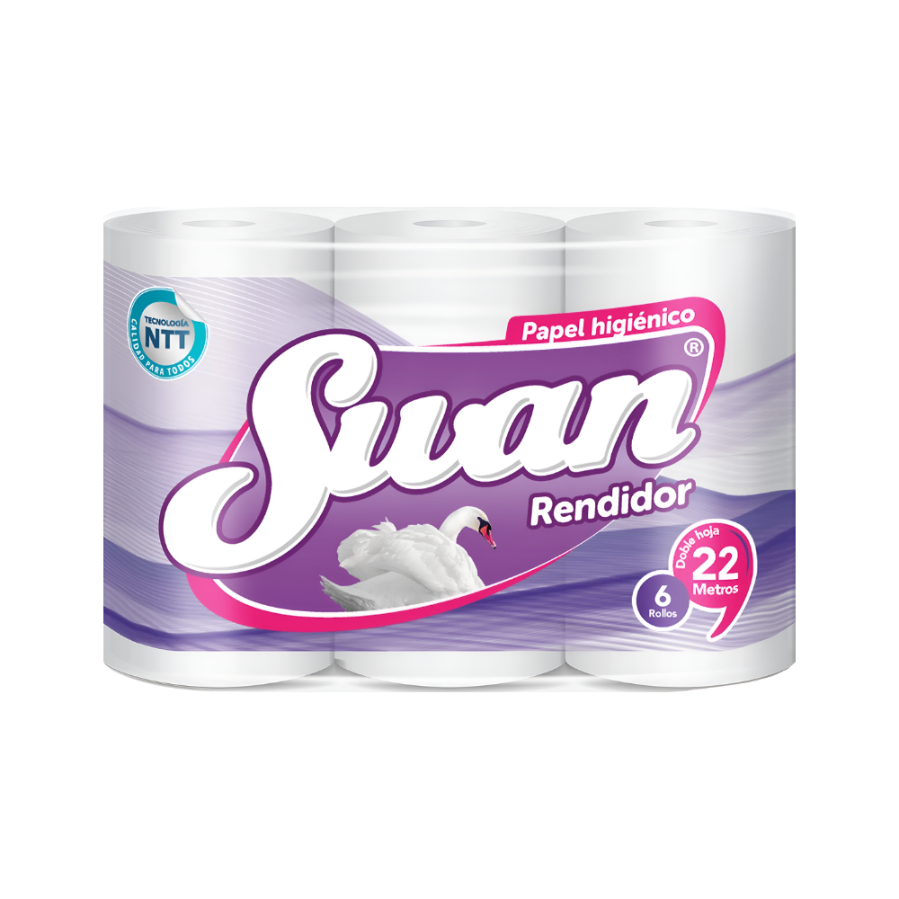 PAPEL HIGIENICO SWAN 6 X 22 M (X8 PAQUETES)